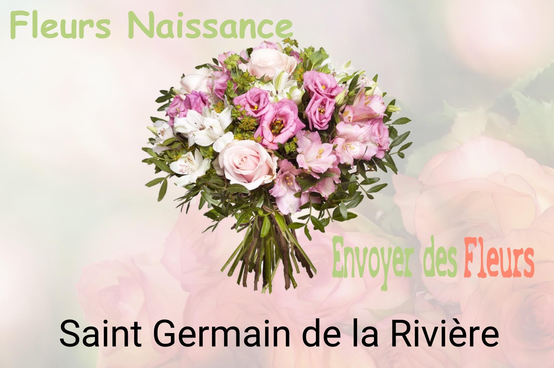 Bouquet de fleurs de naissance livré à Saint-Germain-de-la-Rivière