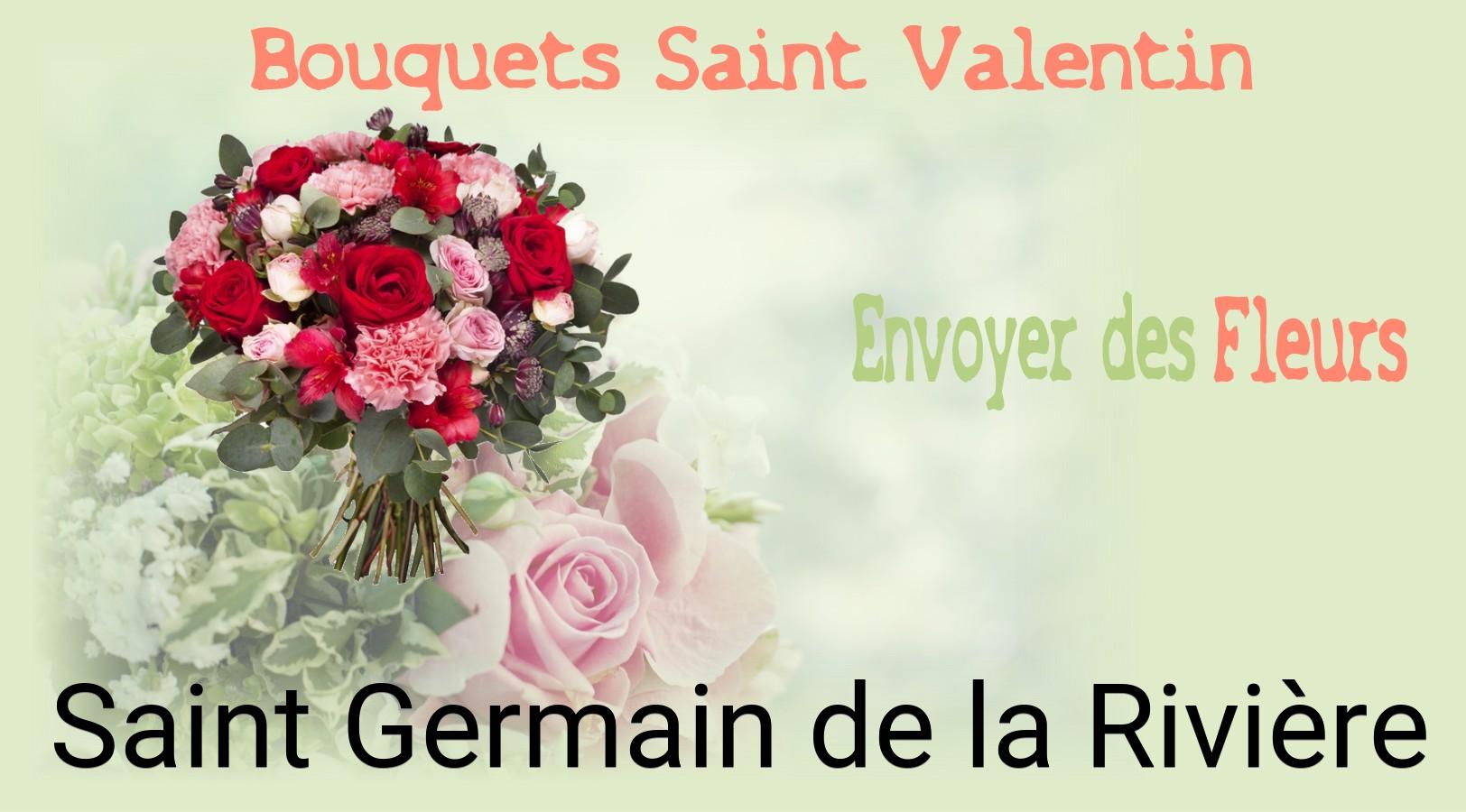 Roses de Saint-Valentin livrées à Saint-Germain-de-la-Rivière